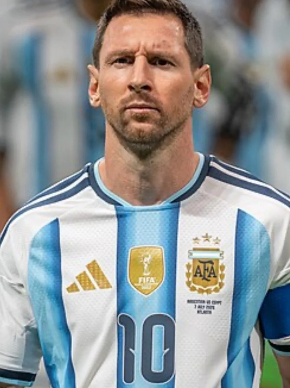 Adidas FIFA 2022 Argentina Lionel  Messi #10 Jersey